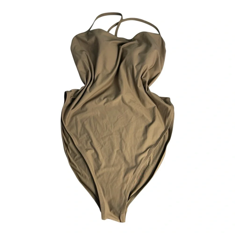 🏜️☀️🐫SKIMS Recycled Swim Cami One Piece Desert | 4X | NWT